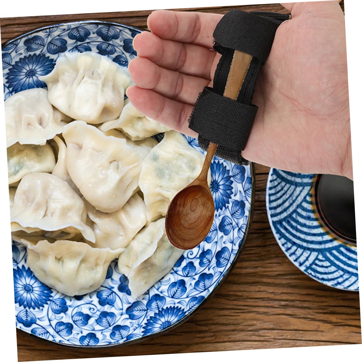 FOMIYES Kit De Ayuda Alimentaria De 10 Piezas Para Discapacitados Soporte Adaptable Para Vajilla Para Comer Soporte Para Cubiertos Ayuda Adaptable Correa De Agarre Para Sujetar Utensilios