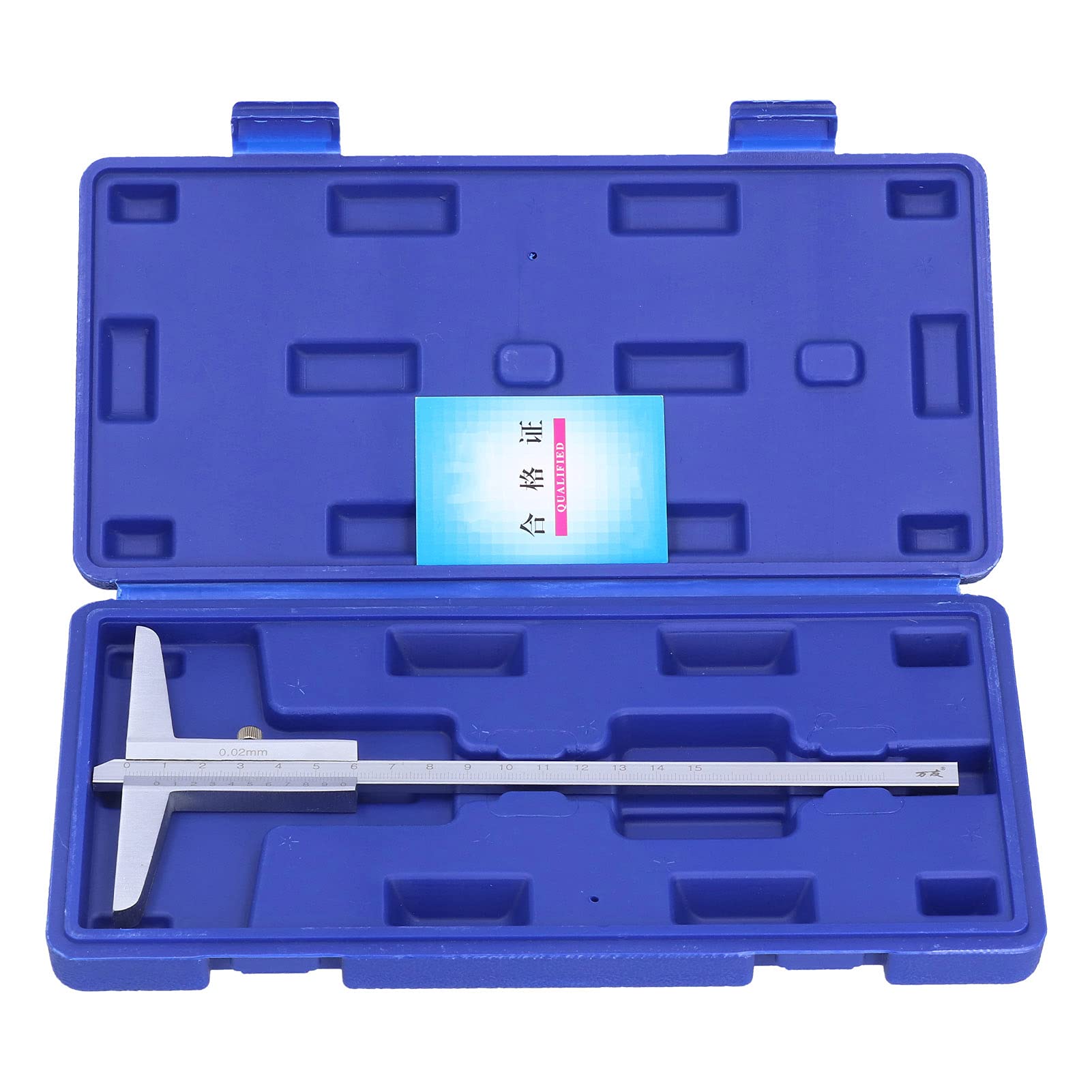Depth Vernier Caliper Metal 0.02mm Micrometer Measuring Tool0 200mm Precision Micrometer (lvifloaebflZ-11)