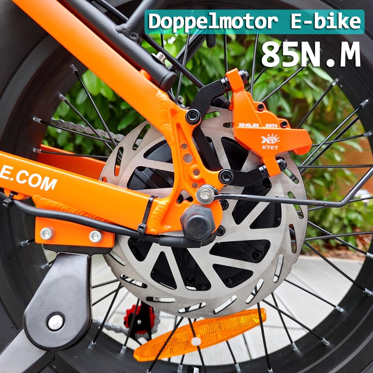 CO20 Max E-Bike Klapprad Doppelmotor mit 48V 20Ah Akku bis zu 120km | 20x4.0 Zoll, Hydraulische Bremse, 7 Gang Schaltwerk, Vollfederung Fatbike Pedelec für Damen u. Herren