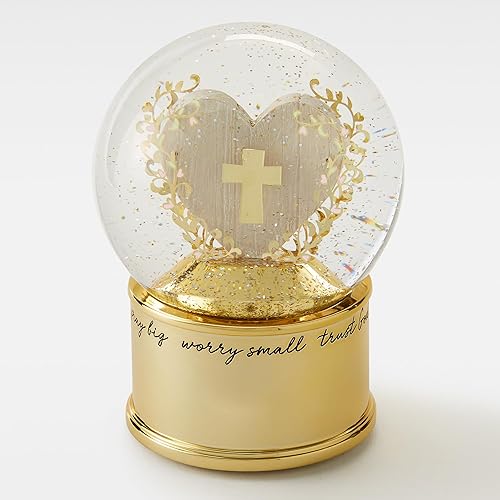 Miniatura 8 de THINGS REMEMBERED Globo de nieve musical con grabado Amazing Grace, reproduce música increíble gracia, hermoso y único regalo (personalización