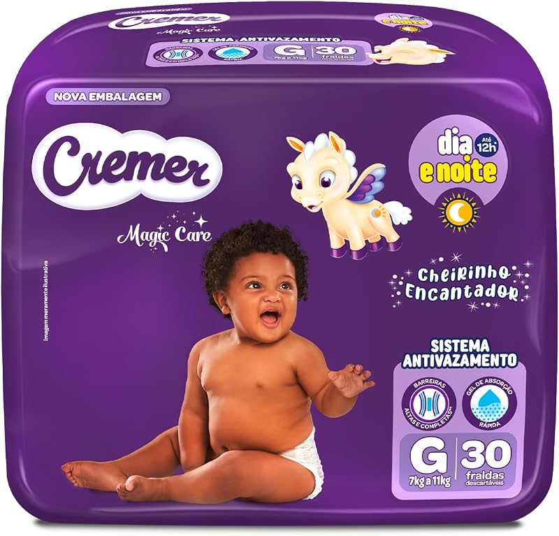 Fralda Cremer Econômica G 30 Unidades