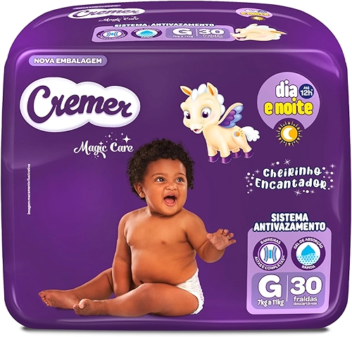 Fralda Cremer Econômica G 30 Unidades