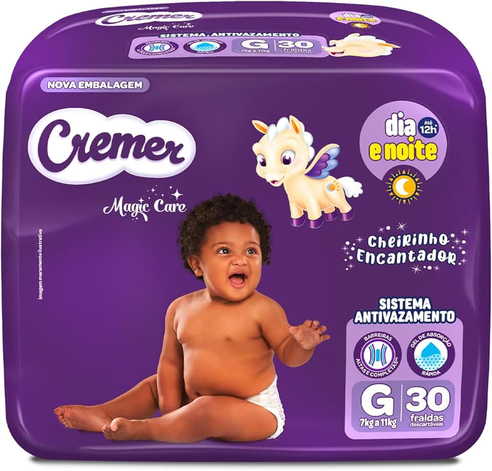 Fralda Cremer Econômica G 30 Unidades