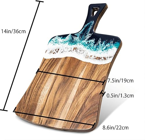 Miniatura 7 de Tabla de cortar de boda personalizada, regalo para el nuevo hogar, tablero de charcutería grabado personalizado, juego de regalo de despedida de