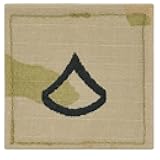Uniform Accessories Unlimited Inc Multicam OCP Rank Insignia With Fastener (PRIVATE FIRST CLASS)