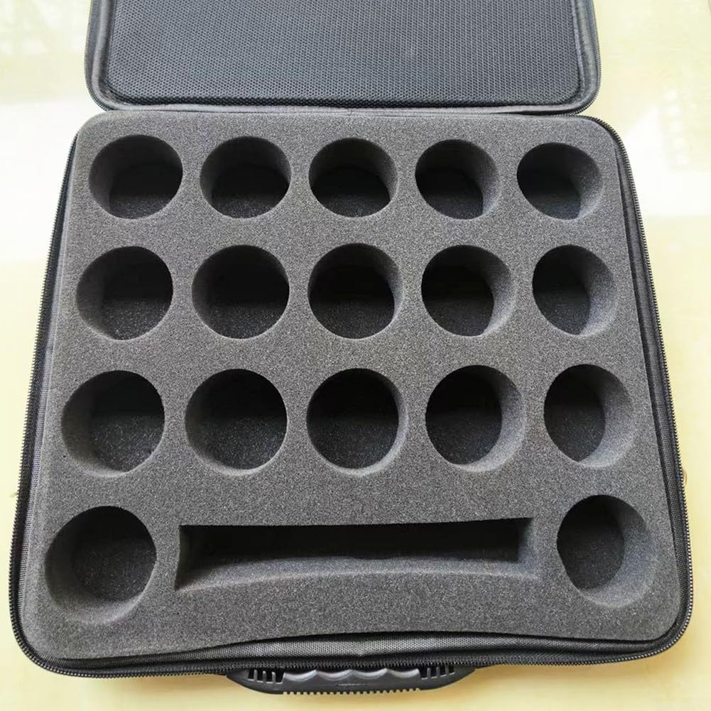 Custodia da biliardo con guscio rigido, fodera in EVA per piscina, snooker, palle da biliardo sportive, porta palline da biliardo americano in nylon adatto ai viaggi