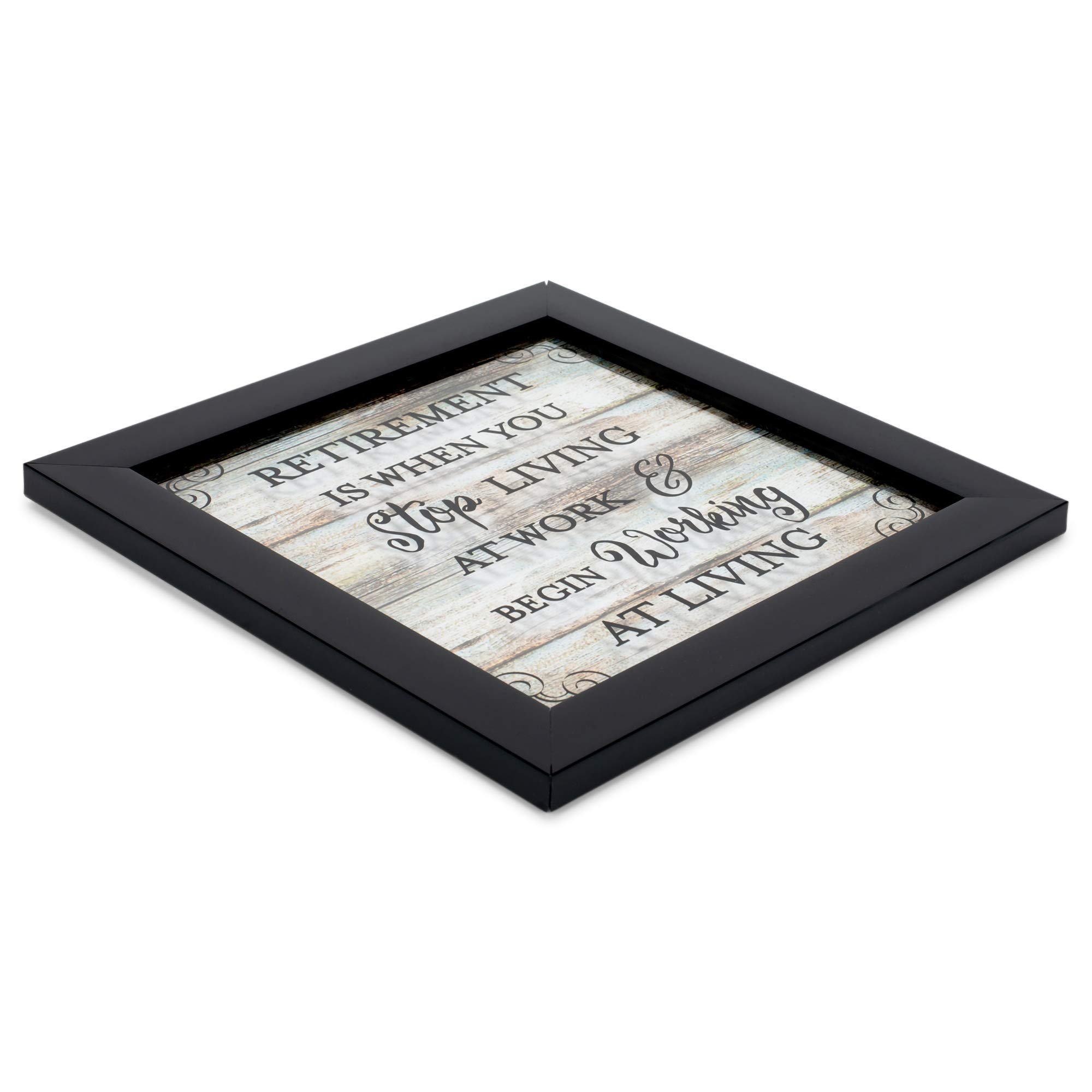 Amazon.co.jp: Elanze Designs 引退 Congratulations 12 x 12 ブラック
