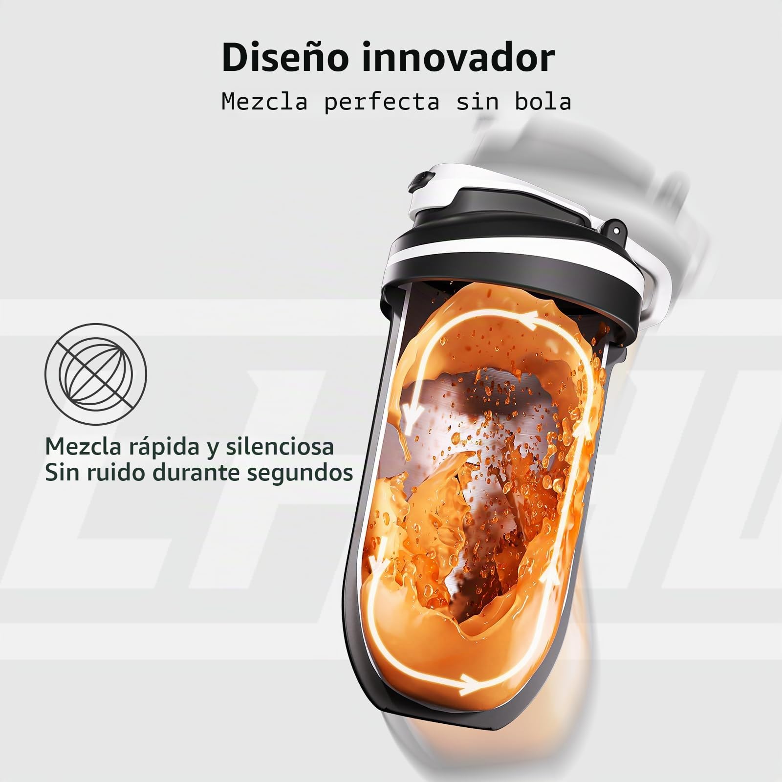 LHHW Coctelera de proteínas de acero inoxidable, 500 ml, no requiere bola mezcladora, mantener el frío, a prueba de fugas, sin BPA, batido de proteínas