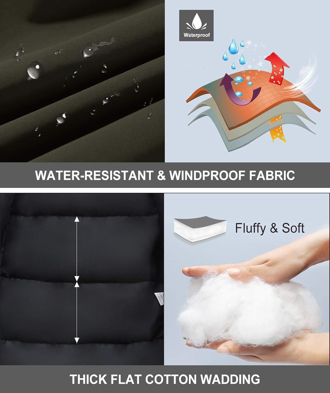 SOLOCOTE Boys Coats Kids Winter Jacket Warm Thick Heavyweight Tough Long Windproof Outwear with Hood - Image 5