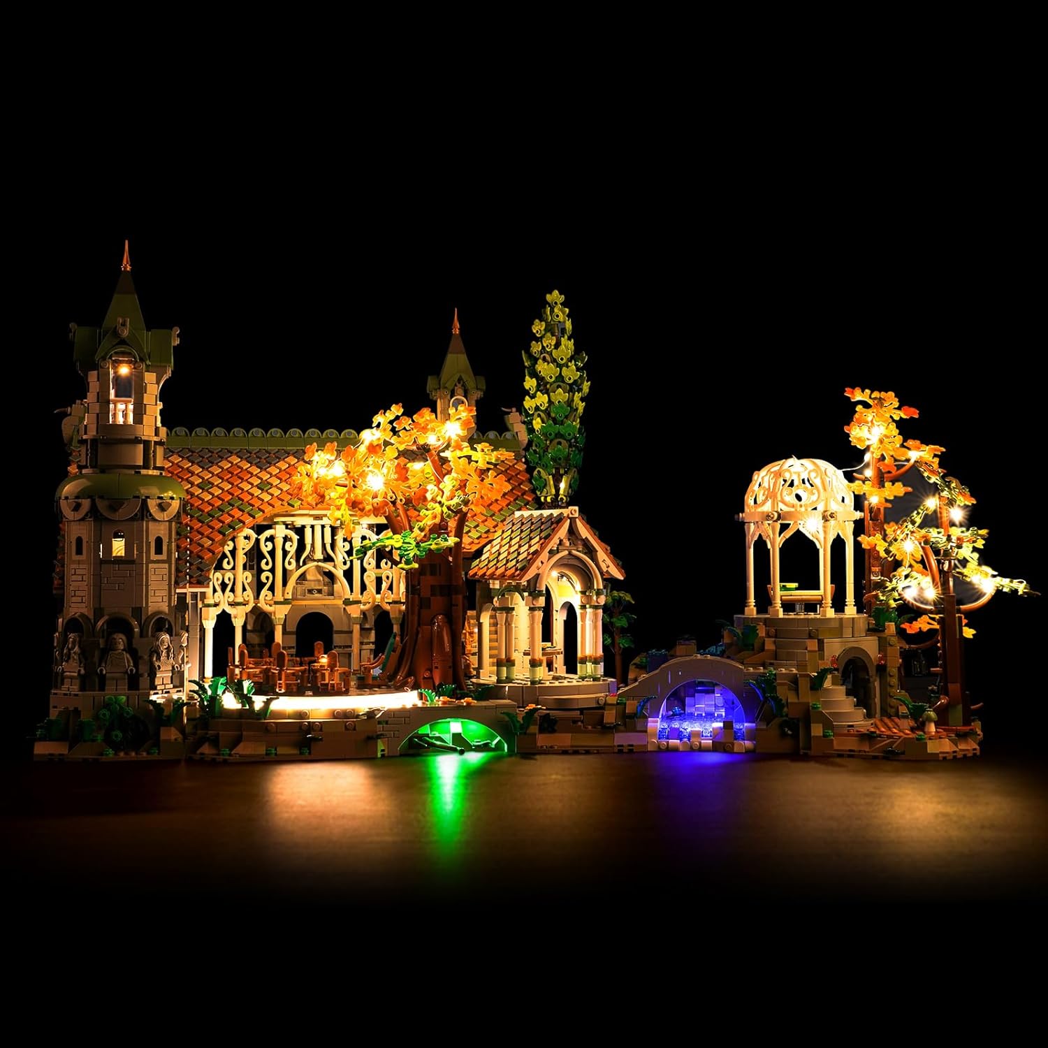 LED Light Kit Compatible with Lego Rivendell, DIY Lighting Set Accessories Compatible with Lego 10316 for Fans (Lights Only, No Models)