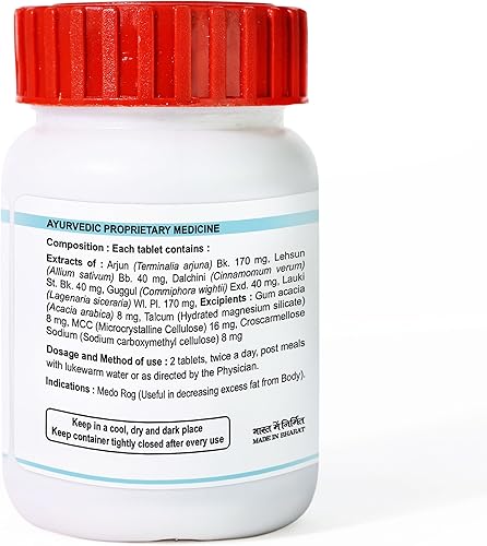 Miniatura 2 de Patanjali Divya Lipidom 60 Tabletas - Paquete de 1