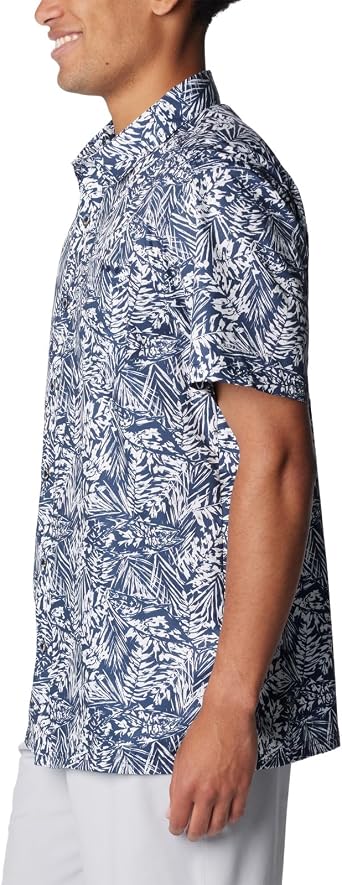 Columbia Mens Super Slack Tide Camp Shirt Short Sleeve