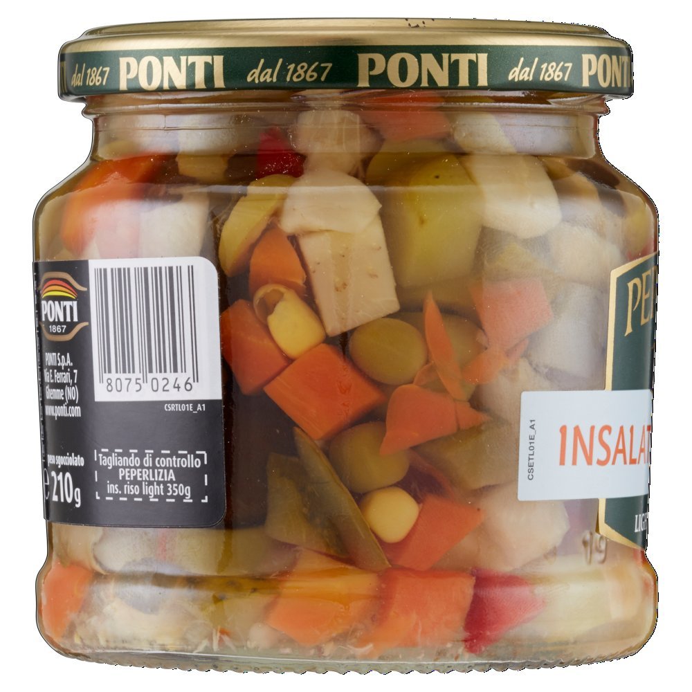 Ponti Insalata Per Riso Light Peperlizia, T6-6 Vasi (Confezione da 2)