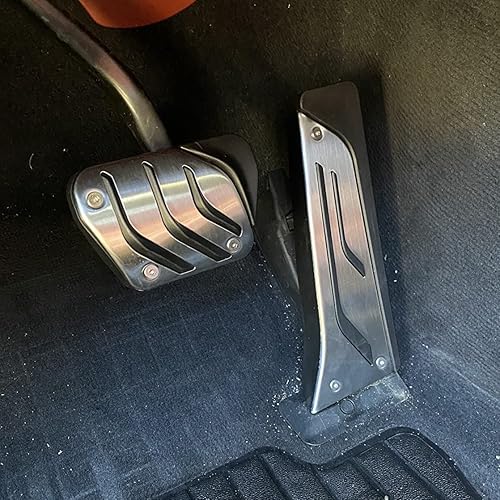 Miniatura 3 de AutoBig Cubierta para pedal de freno de acelerador de gas de acero compatible con BMW 2, 3, 4, 5, 6, 7 Series X3, X4, X5, X6, X7, Z4