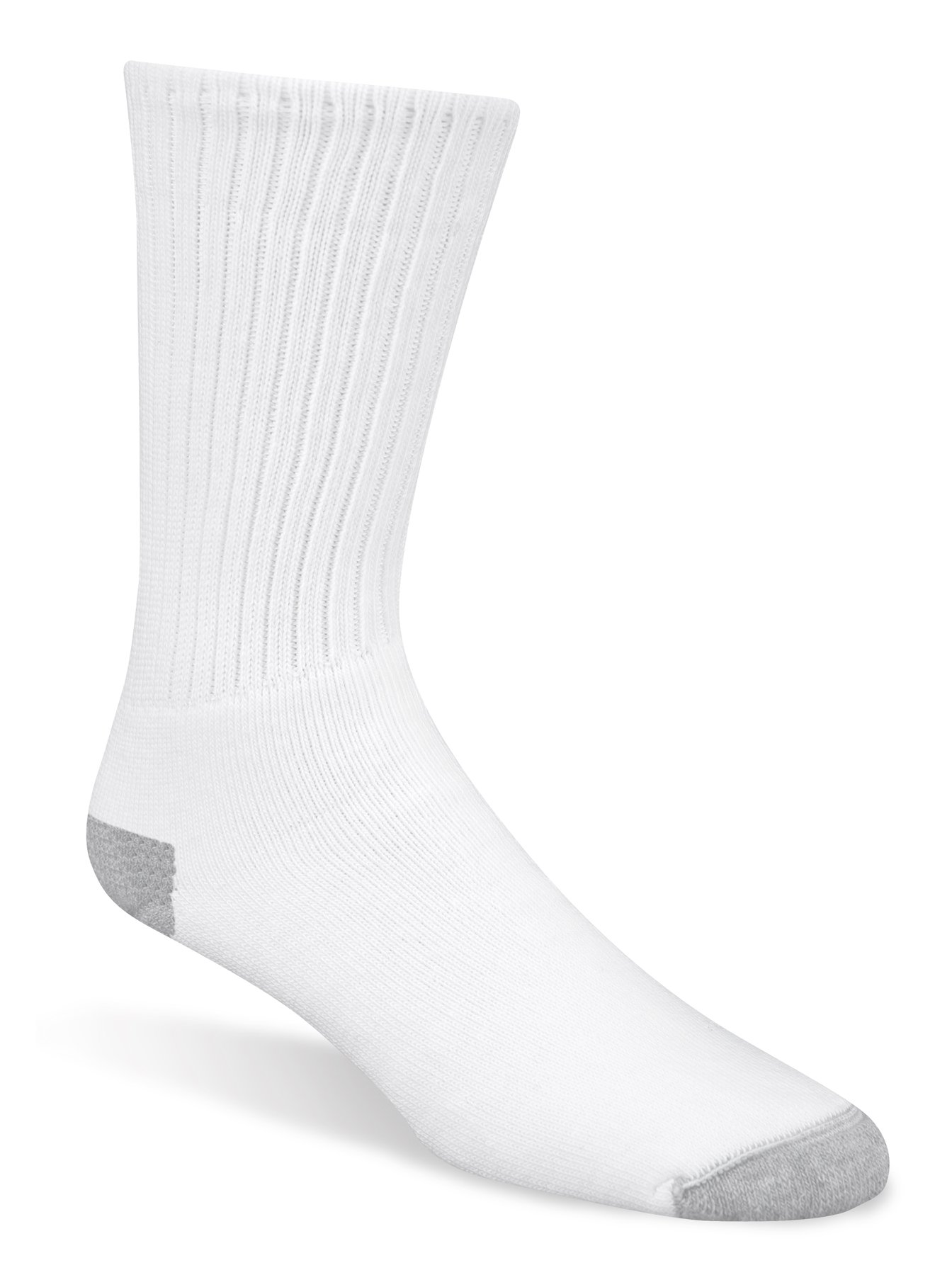 Wigwam Diabetic Sport Crew F1363 Sock, White - X-Large
