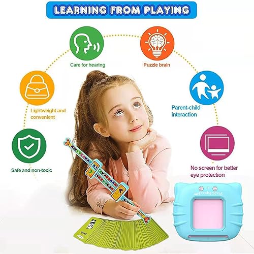 Miniatura 4 de Pocket Speech 224 Sight Word Talking Tarjetas Flash para ver y decir acelerar que tu hijo aprende a hablar, juguetes de terapia del habla para niños