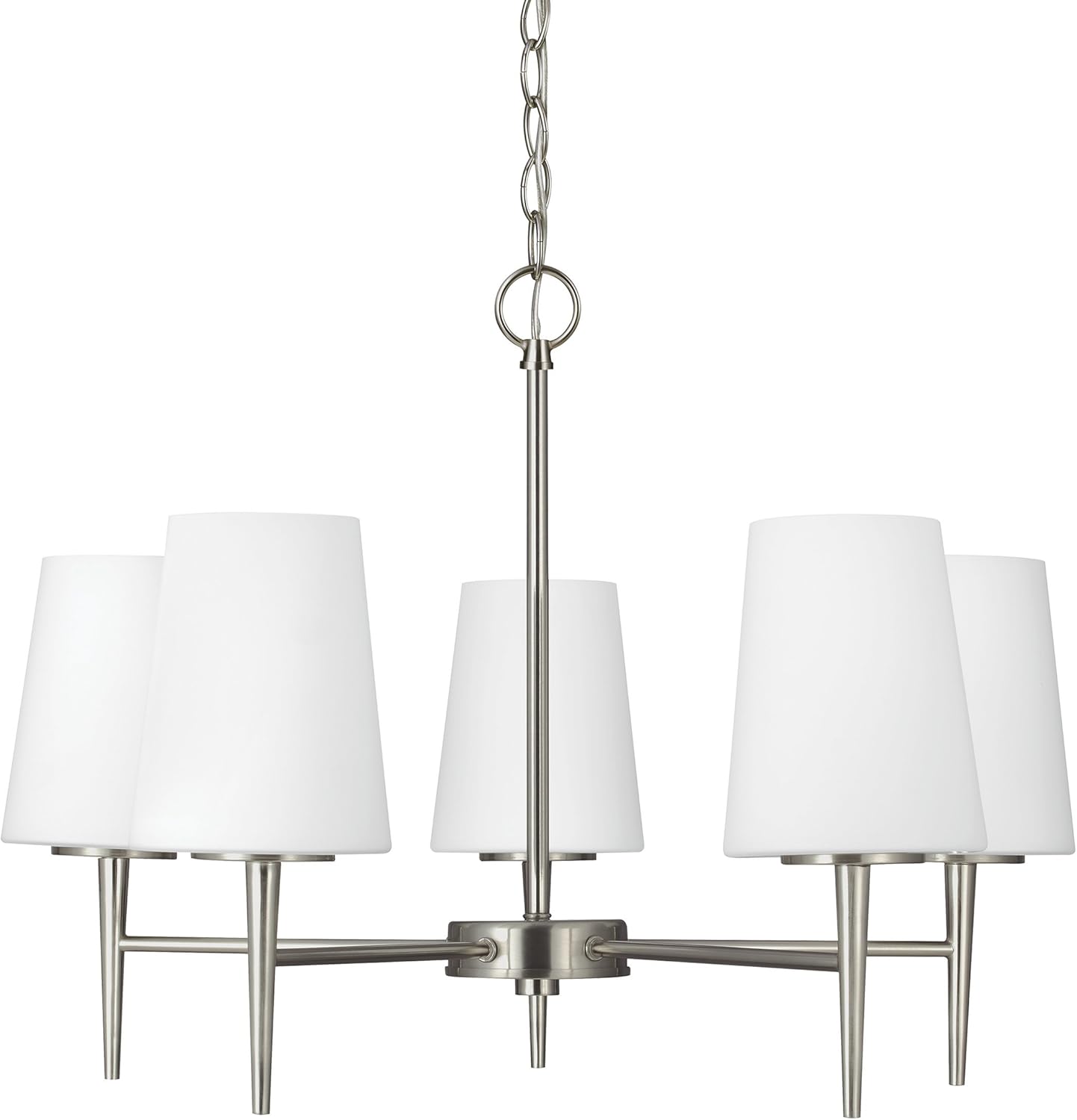 Flаѕh Sаlе Sea Gull Lighting 3140405EN3-962 Driscoll Chandelier Hanging Modern Fixture, Five - Light, Brushed Nickel