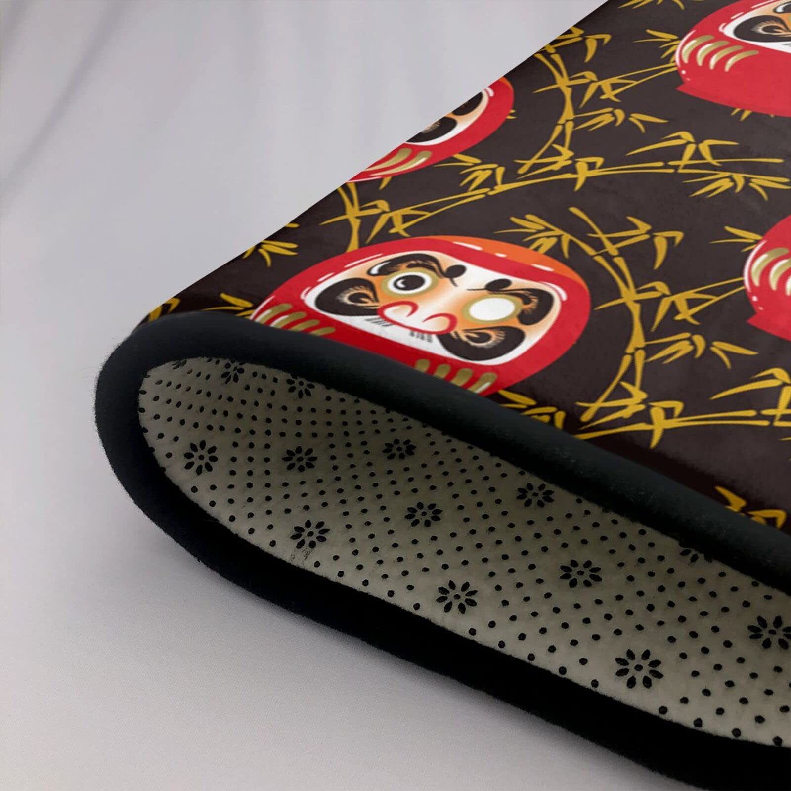 Amazon | 和柄 達磨 ダルマ だるま 健康 幸運 カーペット 長方形