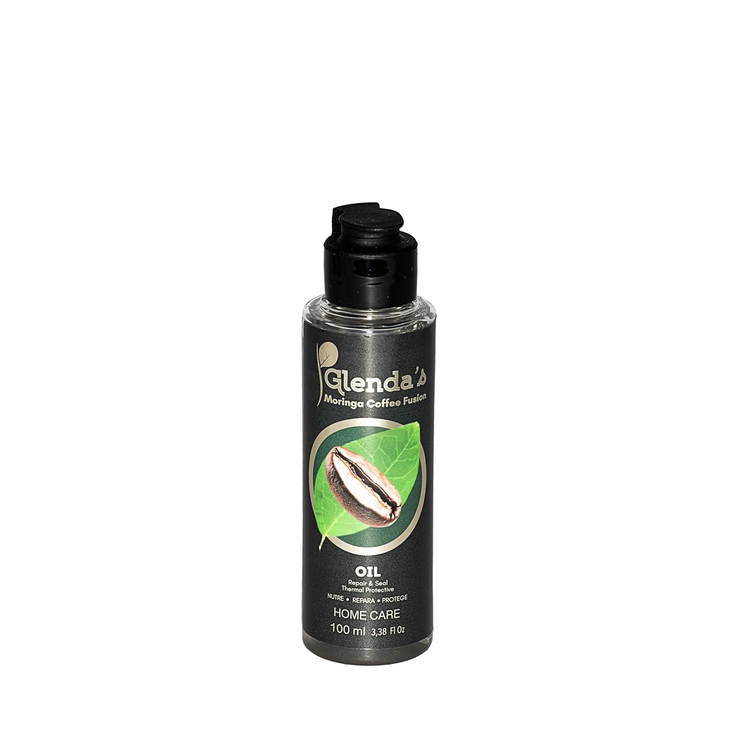 Glenda's Moringa Coffee Fusion Hair Oil, Repair and Seal, Thermal Protective, Home Care, 3.38 fl oz