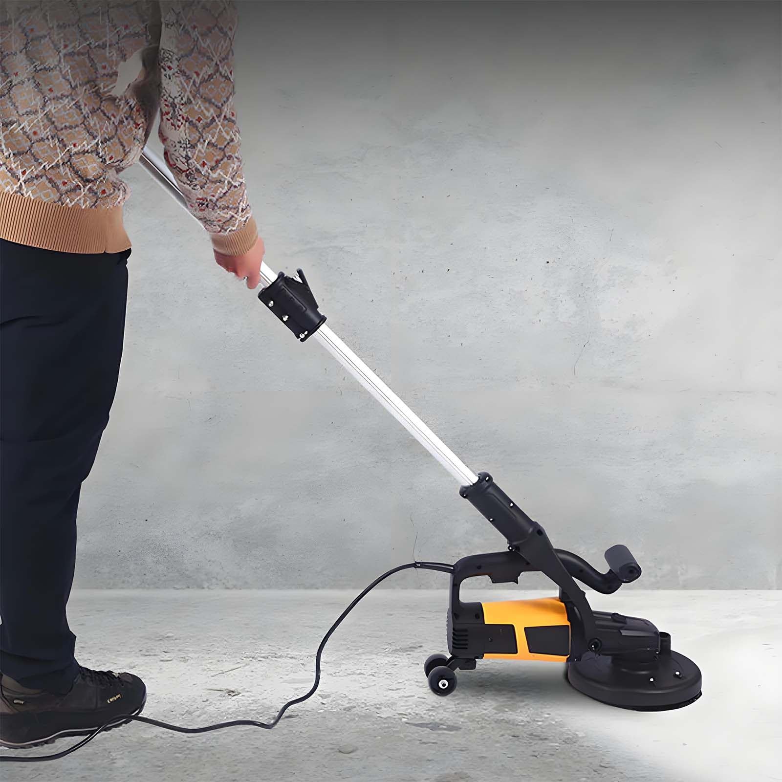 Ponceuse à Plaques de PlâTre 23 Cm, 3800 W, avec SystèMe d'Aspiration des PoussièRes. Vitesse RéGlable de 0 à 3000 TR/Min pour DifféRents MatéRiaux
