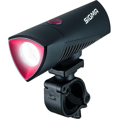 Sigma Buster 700 Front Light for Night Rides, Races, 700 Lumen, 100m Beam Range, 4 Light Modes, Flexible Mounting, 360 Degree Adjustable Bracket, IPX4