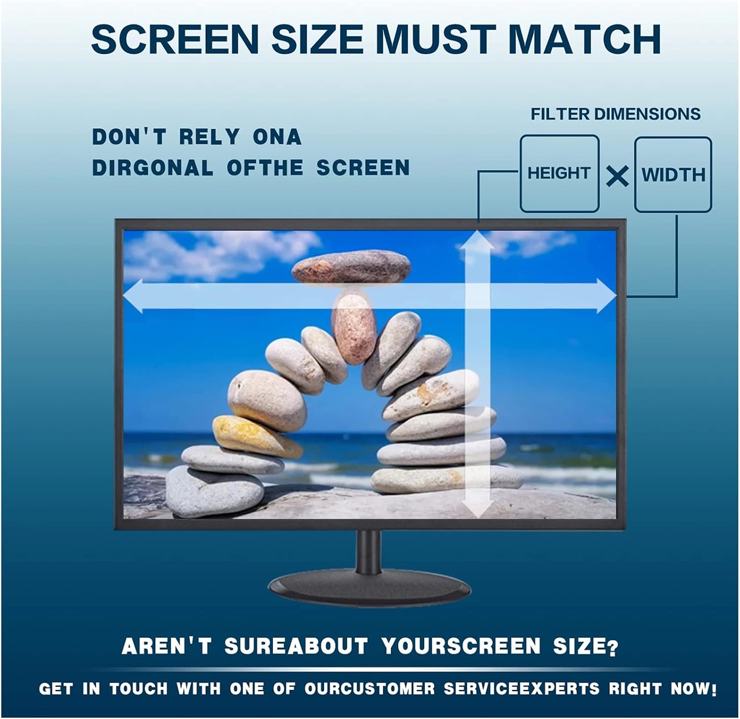49"/50"/55" TV Screen Protector, Anti Glare/Anti Blue Light/Dustproof Filter Film, Relieve Eye Strain Four-Sided Ring Glue Installation, no Air Bubbles,50"(1095616mm)
