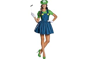 Luigi Adult Costume for Women