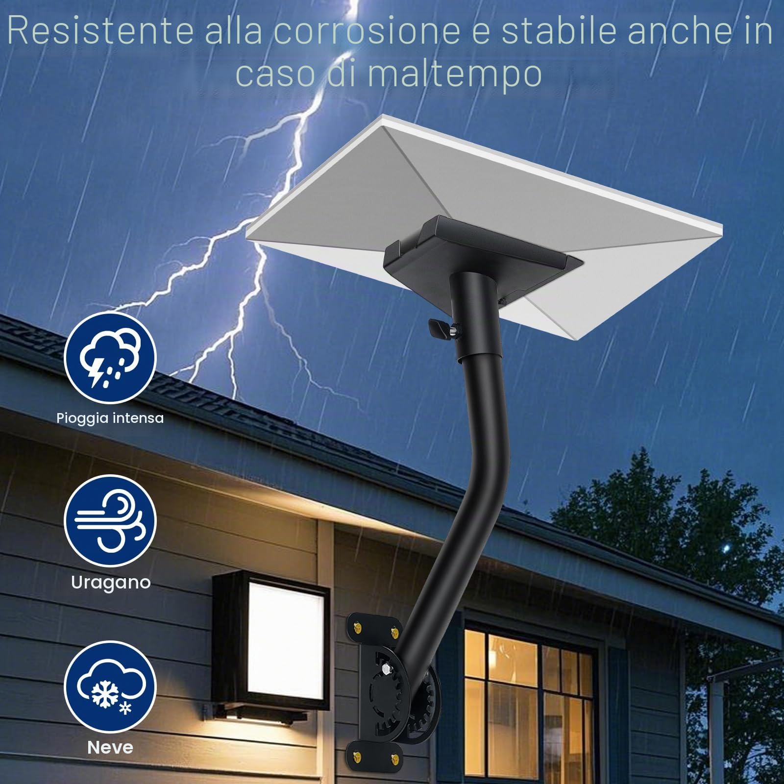 Starlink - Supporto da parete Gen 3, regolabile a 360°, V3 Starlink, piastra di montaggio Starlink V3, compatibile con l'antenna standard Starlink per Starlink Gen 3 Internet Kit satellite