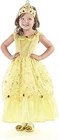 Vista 4 de Little Adventures, disfraz de princesa amarillo, para niña, XL (7-9 años), Traditional