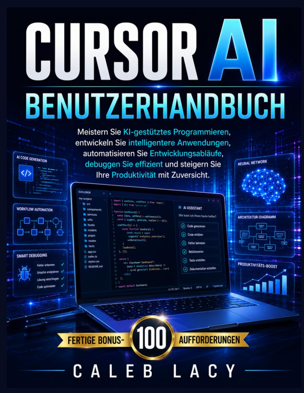 Cursor AI Benutzerhandbuch: Meistern Sie KI-gestütztes Programmieren, entwickeln Sie intelligentere Anwendungen, automatisieren Sie ... Sie Ihre Produktivität mit Zuversicht.