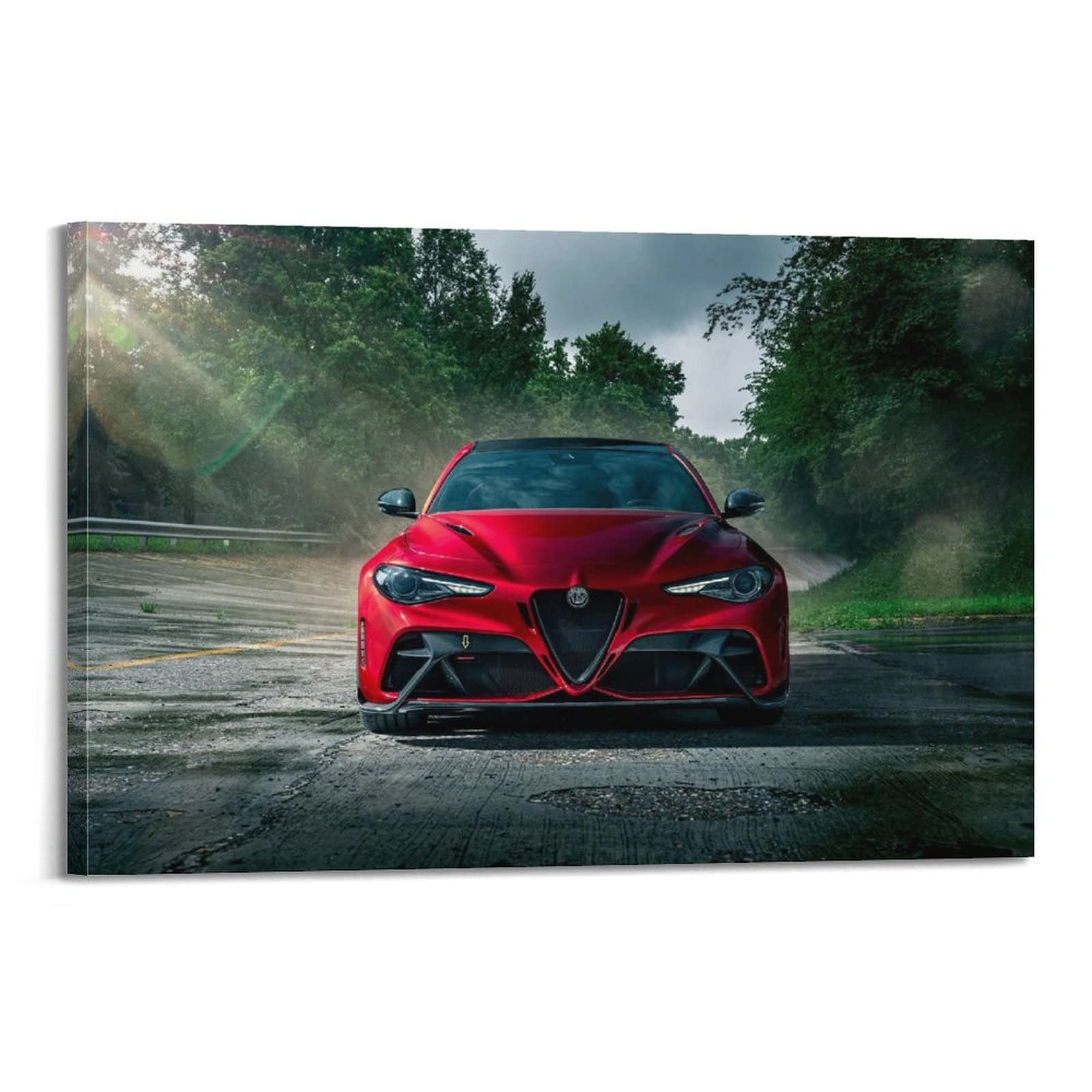Poster Auto Alfa Romeo Giulia GTA | Stampa Su Tela 30x45cm