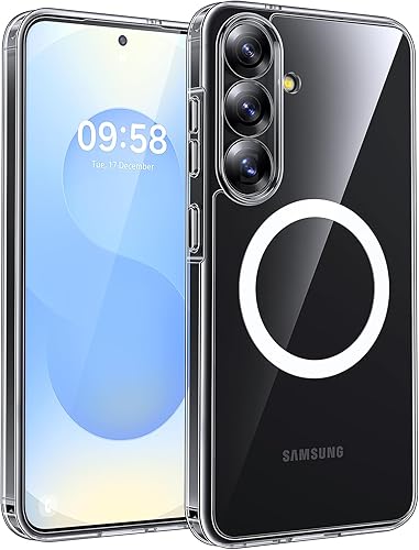 Vista 22 de TOCOL para Samsung Galaxy S22 Ultra, Funda con parte trasera dura mate translúcida [A prueba de golpes de grado militar]