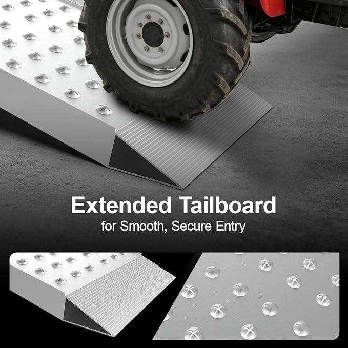 Rampas de carga de aluminio para camiones y remolques, pack 2 miniatura 4