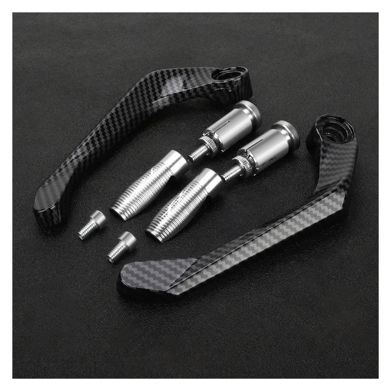 Yuhow Silver2 Motorcycle Joystick Guards For Yamaha Fz07 Fz09 Fz1 Fz6 Fz8 Fz10 Fz150 Fz16 Fz25(Silver2)