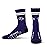For Bare Feet NFL 4 Stripe Deuce Crew Sock, Baltimore Ravens, Large