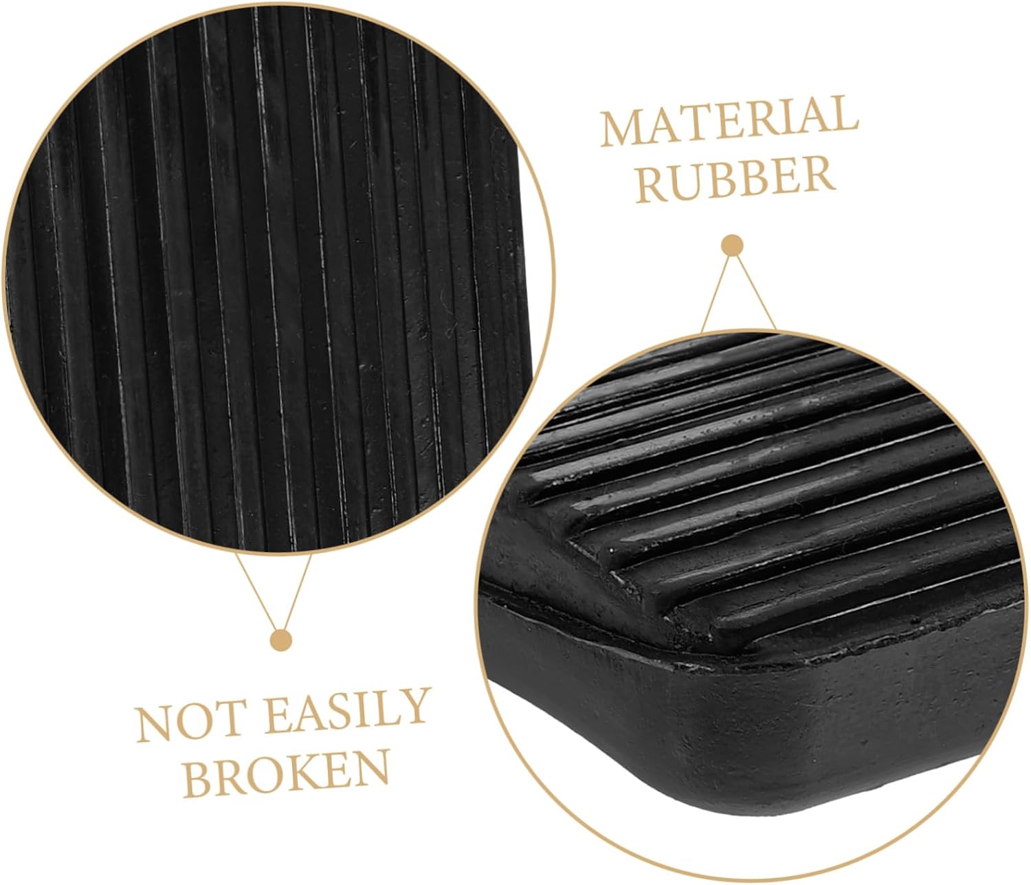 Rubber Pedal Pad Replacement for Truck Clutch Pedal Antislip Easy Install Material