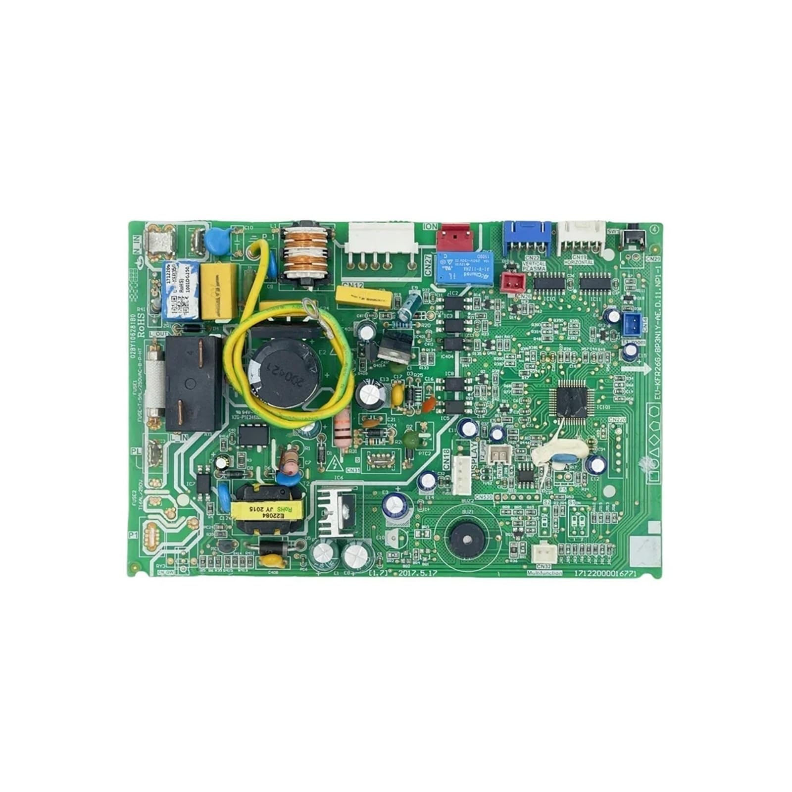 X Psblty Type A Eu-Kfr26g/Bp3n1y-Ae.d.11.np1-1 Pcb 17122000016771 Indoor Unit Control Board ，Compatible For Midea， Air Conditioner Inverter Module(Type A)