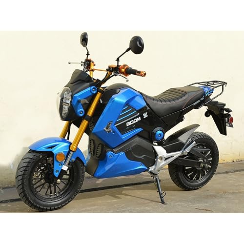 CRT Boom 2000W Electric Moped Scooter 578Z Blue
