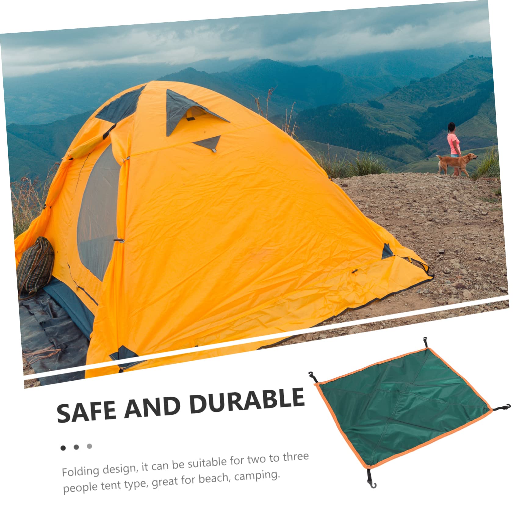 VINTORKY Professional Tent Rain Cover Lightweight Portable Outdoor Supply for Camping Hiking and Travel Durable with Hooks for Secure Rain Protection