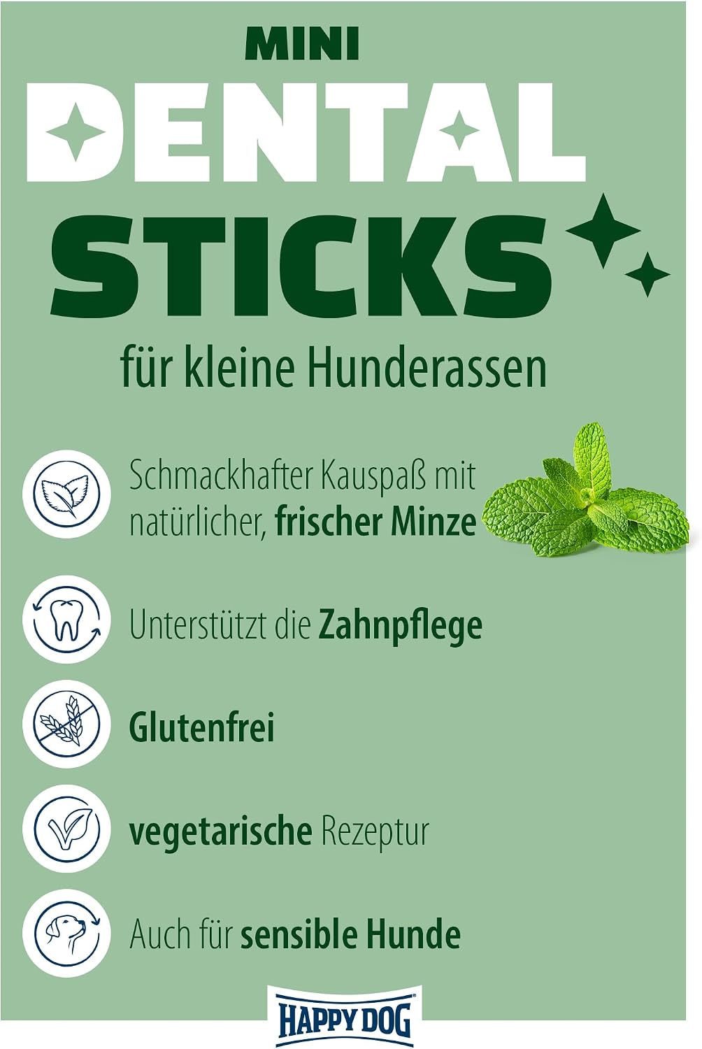 Happy Dog Dental Snacks Dental Sticks Mini (100 г): 4 штуки в упаковке