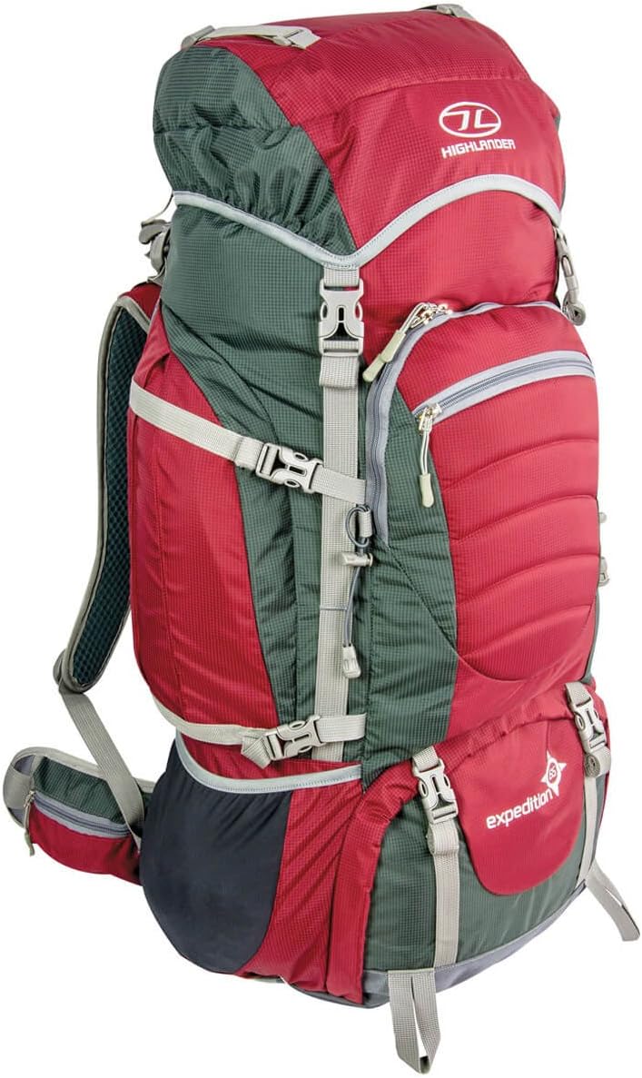 Highlander Expedition Rucksack ꟷ 60L, 65L & 85L Quality Backpack