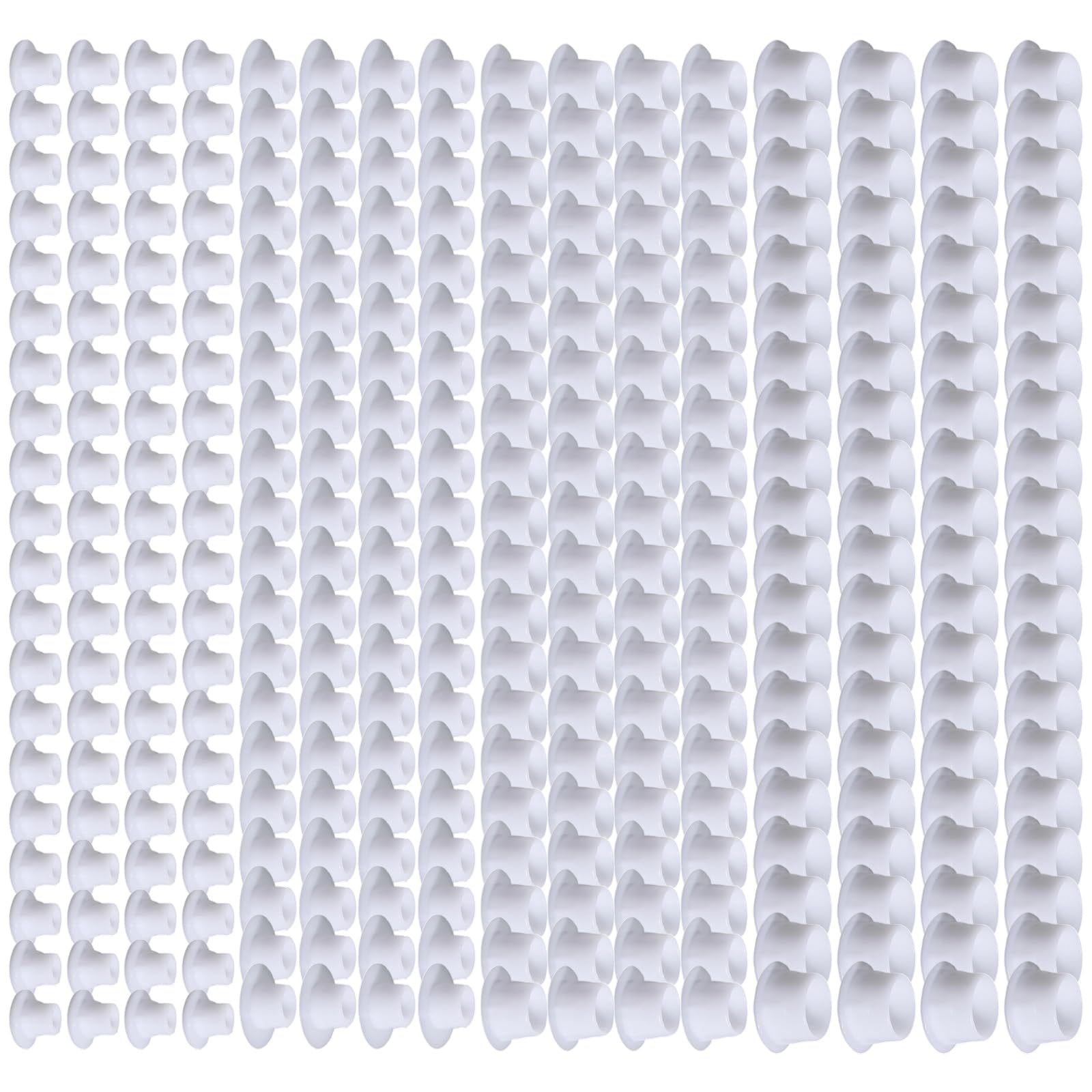 320Pcs Furniture Hole Caps 4 Sizes Cabinet Hinge Hole Covers Decoration Cap Holes Plugs Screw Cover Screw Cap Cover