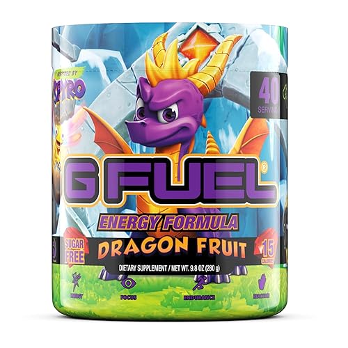 Miniatura 12 de G Fuel Sonic - Polvo de bebida energética preentrenamiento, mezcla de cafeína para juegos, sin azúcar, aminoácidos para el enfoque, vitaminas +