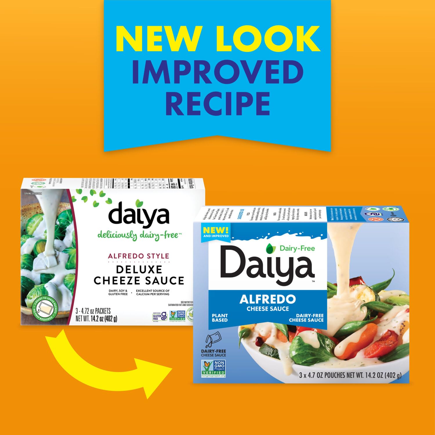 Amazon.com : Daiya Dairy Free Alfredo Cheese Sauce, Plant Based