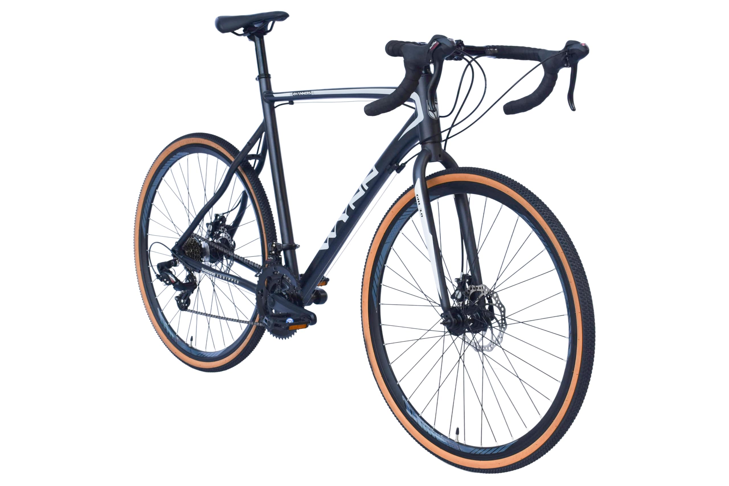 WYNN Gravelbike 28 Zoll GRL3.0 grau Rahmenhöhe 60 cm Damen Herren 14 Gänge