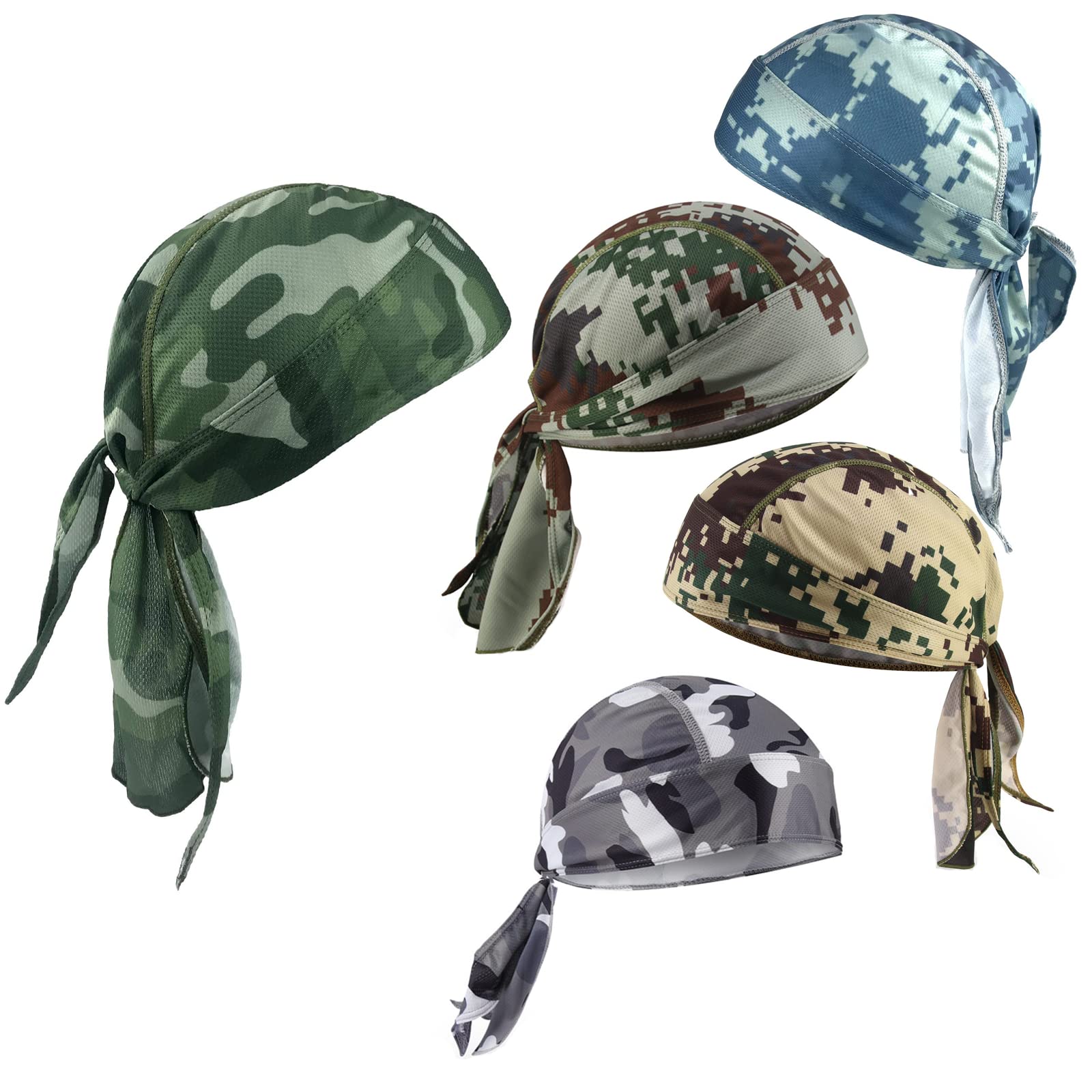 Bandanas Casquettes Multifonctions Motif | Respirants, Séchage Rapide, Réglables - Unisexe pour Sport, Randonnée, Cyclisme et Course à Pied