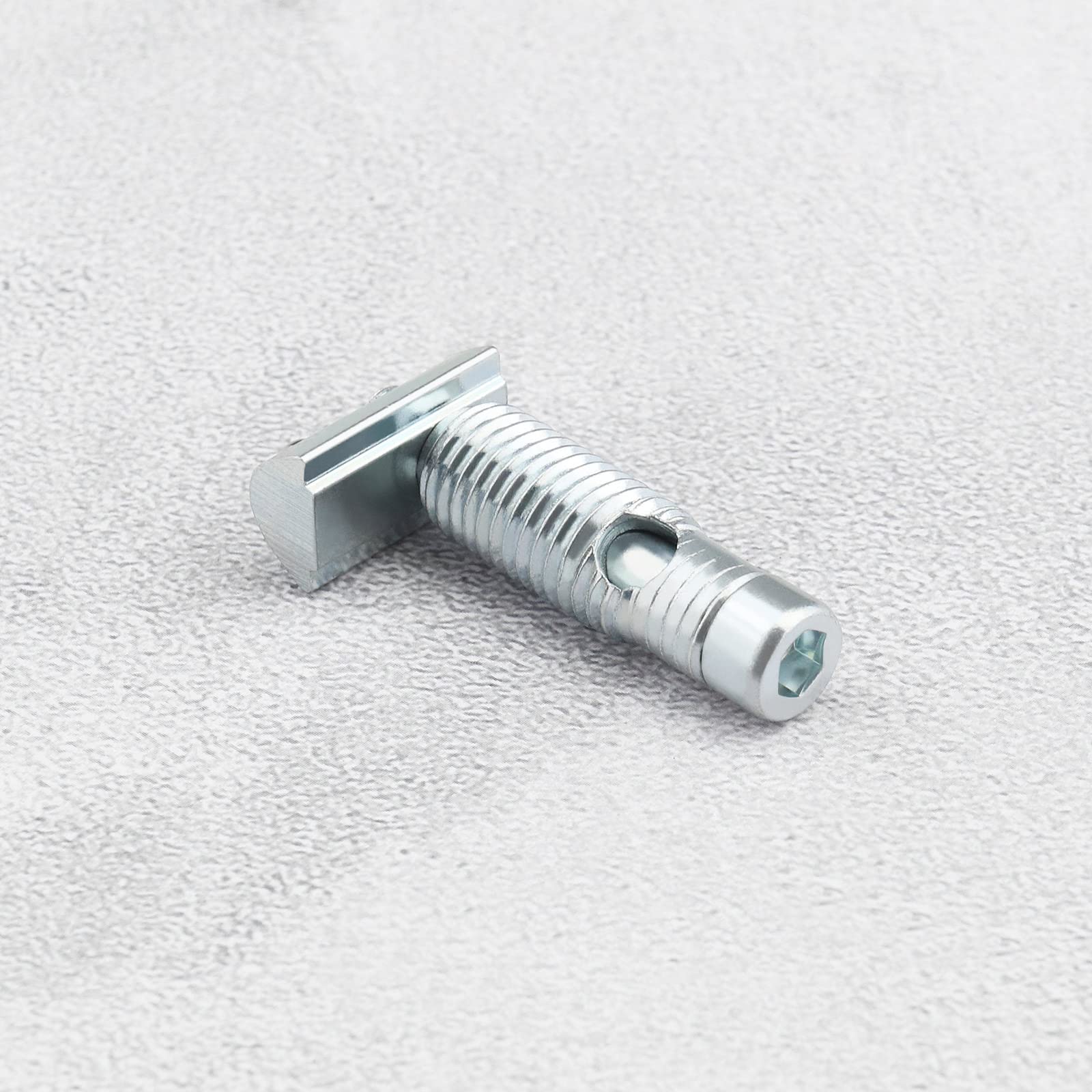 Connettori automatici 12PCS per 4040 Serie di profili in alluminio scanalatura 8 in acciaio al carbonio connettori di forma di ricambio nastro