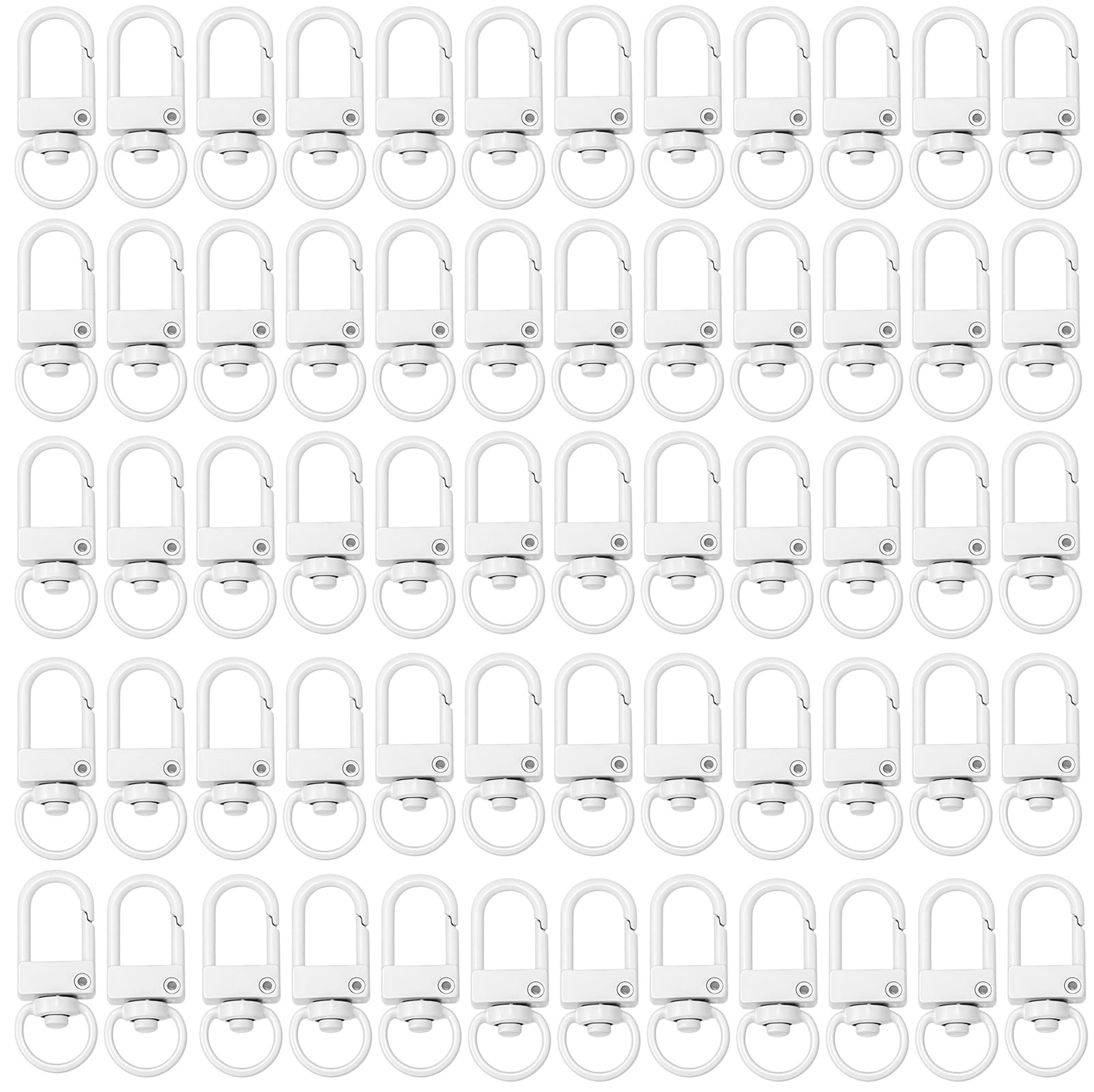 Colorful Lobster Clasps - 60pcs for Keychains & Crafts -16