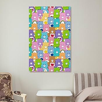 Care Bears  ケアベア　ウォールハンガー×写真×鏡　壁掛け Amazon.co.jp: ケアベア 壁掛けポスター 壁掛け絵画 アート