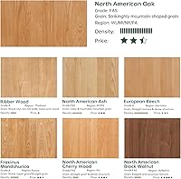 Vista 7 de Taburete redondo de madera 100% roble macizo, taburetes apilables con almohadillas antideslizantes para los pies, pequeños taburetes de tocador